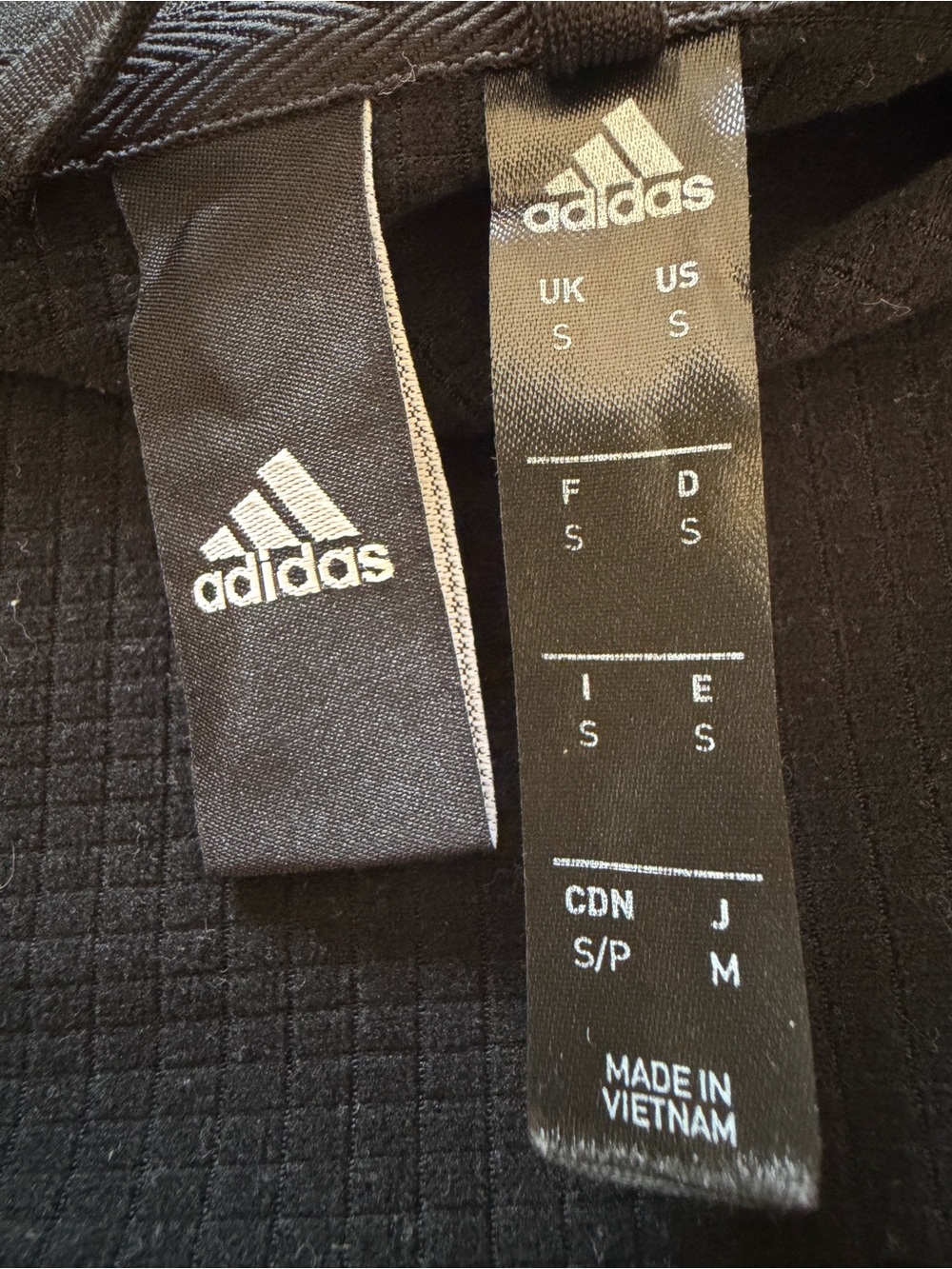 EUC Adidas Men's DayReady Black Full-Zip Track Jacket Heavy Weight Size Small - Picture 7 of 8
